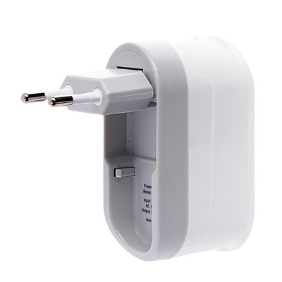 Адаптер Сетевой budi M8J030E (повр. уп.) 2USB 2,4A/10W (white)