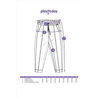 Брюки PLAYTODAY, 1124239