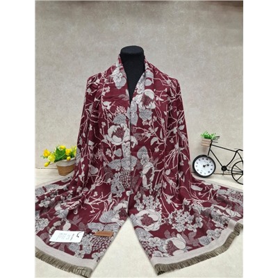 Мягкий палантин из кашемира мультицвет