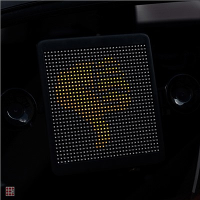 Дисплей на стекло анимационный цветной, 32x32 пикселя