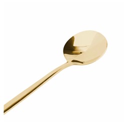 Набор столовых приборов на 6 персон, нержавеющая сталь, цвет золото