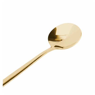 Набор столовых приборов на 6 персон, нержавеющая сталь, цвет золото