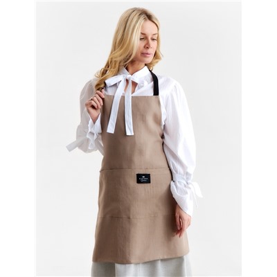 Фартук Этель Woody 60×70 см, лен 100%, 190 г/м²