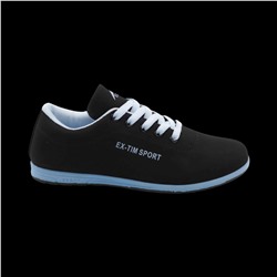 Кроссовки 5014-3 черно голубые