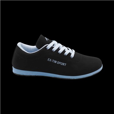 Кроссовки 5014-3 черно голубые