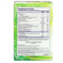 Now Foods, Effer-C, шипучий напиток, лимон-лайм, 30 пакетиков, (7,5 г) каждый