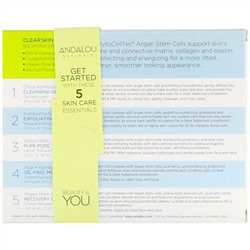 Andalou Naturals, Начни очищение, основы ухода за кожей, набор из 5 предметов