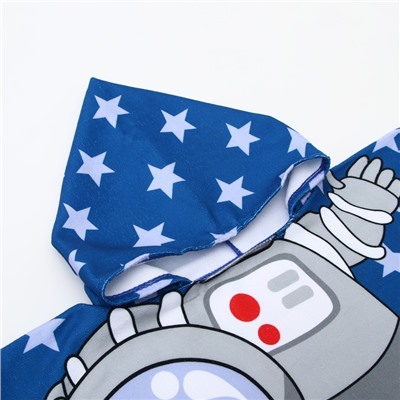 Полотенце-пончо детское LoveLife «Космонавт» 60×120 см, 100% пэ, 230 г/м²