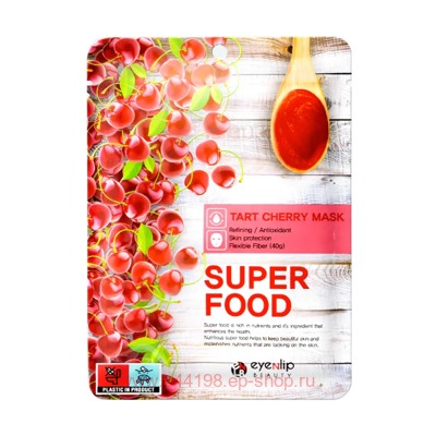БВ EyeNlip Super food Маска для лица тканевая Cherry 23 мл 253198