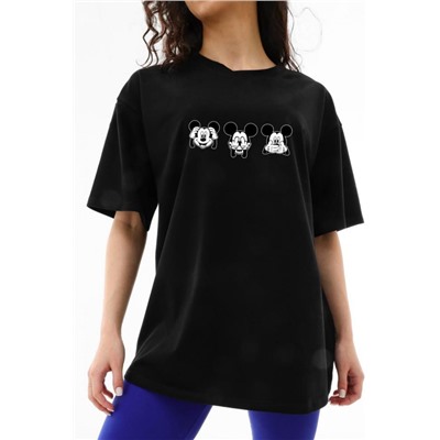 Футболка Three mouse (Черный)