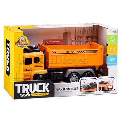 Машина "Самосвал" (свет, звук) в коробке