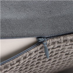 Наволочка декоративная «Этель», сканди 45×45 серый