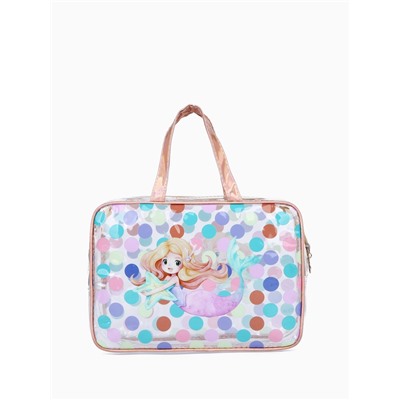 Набор косметичек для бассейна 2 в 1 «Русалка», с рисунком, разноцветный