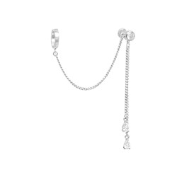 Серьги из серебра куб.циркон., Ю-28049р