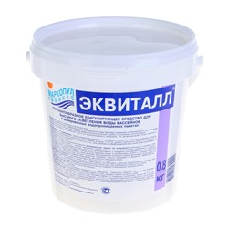Коагулянт осветлитель воды «Эквиталл», порошок, ведро, 0.8 кг
