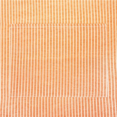 Кухонный набор «Полосы» фартук 60×70 см, прихватка 20×20 см, варежка 12×15 см, цвет персик, 50%п/э, 50%хл