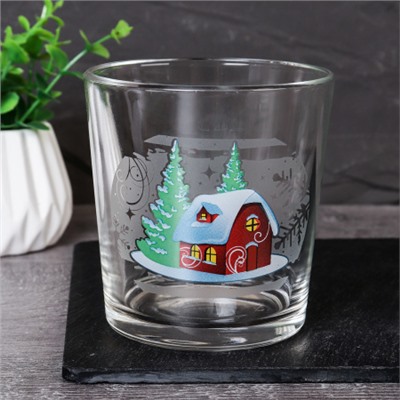 Кружка 250 мл "Зимние узоры" / Д55029/133 /уп 12/ Новогодняя