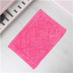 Коврик для дома Доляна «Нежность», 40×60 см, розовый