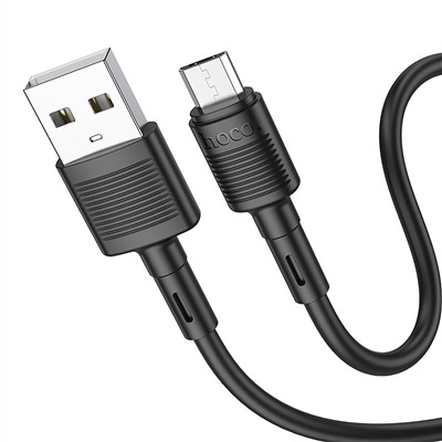 Кабель USB - micro USB Hoco X83 12W 100см 2,4A  (black)