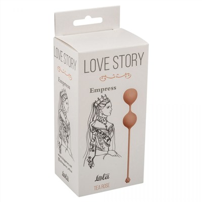 Нежно-розовые вагинальные шарики Love Story Empress Tea Rose