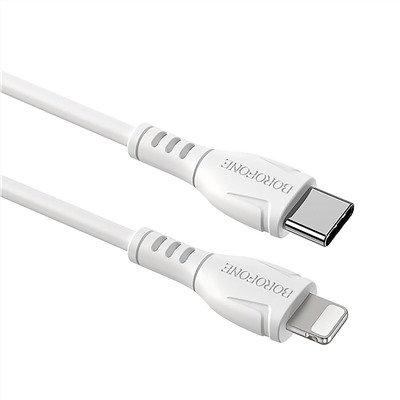 Кабель Type-C - Apple lightning Borofone BX51 12W 100см 2,4A  (white)