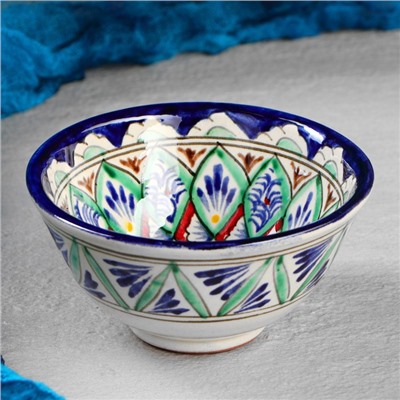 Пиала для чая Риштанская Керамика «Узоры», 200 мл, d=11 см, МИКС