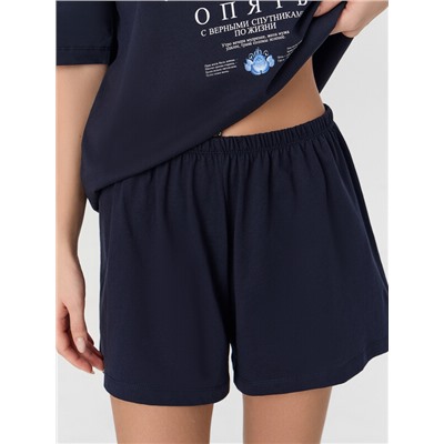 КОМПЛЕКТ ЖЕНСКИЙ (ДЖЕМПЕР, ШОРТЫ) 592591