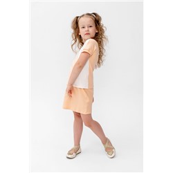 Костюм с юбкой Элис Персиковый/молочный НАТАЛИ, 876333