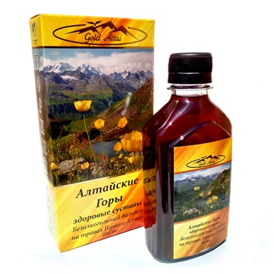 Безалкогольный бальзам "Алтайские Горы" Здоровые суставы 250 мл.