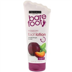 Freeman Beauty, Bare Foot, Hydrating, лосьон для ног, мята и слива, 5,3 ж. унц. (150 мл)