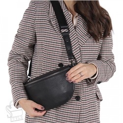 Сумка женская кожаная 6022NN black Natale Navetta  в Новосибирске