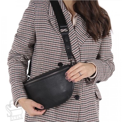 Сумка женская кожаная 6022NN black Natale Navetta