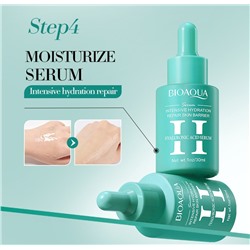 Набор для лица гиалуроновой кислотой и церамидами 6 средств в подарочной коробке BIOAQUA