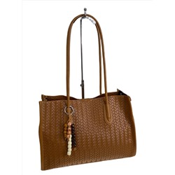 Женская сумка из искусственной кожи, цвет коричнево-рыжий