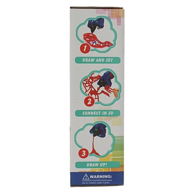 3D-ручка LM333-3A, печать полимером, синяя