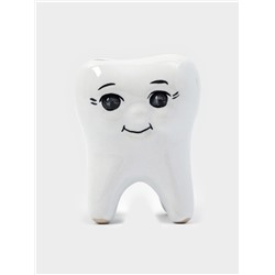 Стакан под зубную щетку, «Зуб», фарфор