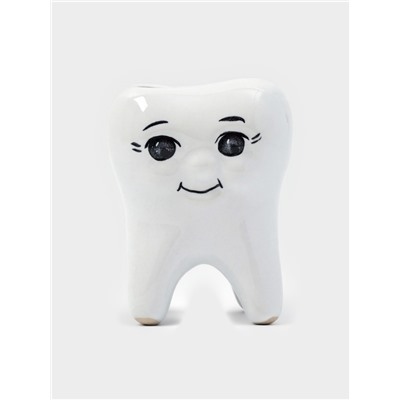 Стакан под зубную щетку, «Зуб», фарфор