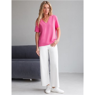 Футболка из премиального хлопка с эластаном