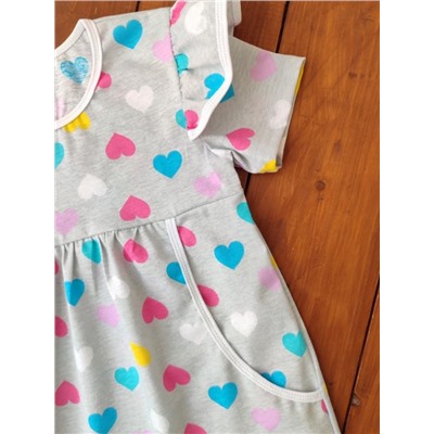 Платье ЛАДА 33060 кулирка КР (Сердца)