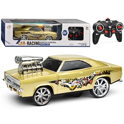 Машина "Car-racing" р/у, 27 MHz, (цвет золотой) в коробке