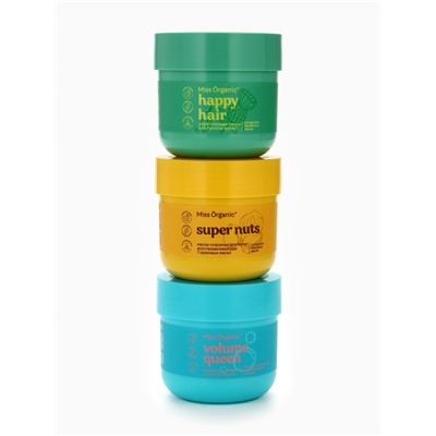 Маска укрепляющая для густоты волос Happy hair, 140 мл, Miss Organic