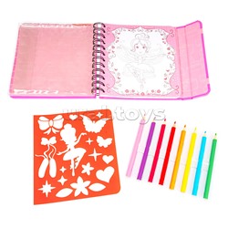 Компактные развивающие игры в дорогу "Рисуем в дороге. Балерины"