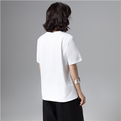 Футболка свободной посадки, Модная перезагрузка (белая)