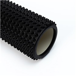 Ролик массажный Sangh, 33×12 см, цвет чёрный