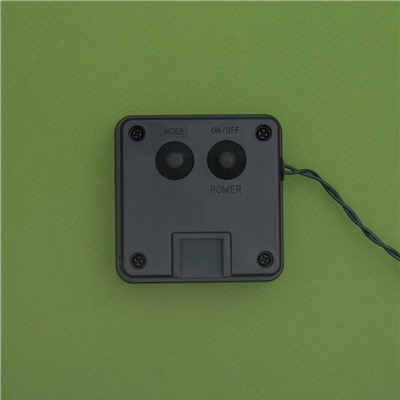 Гирлянда «Нить», 4.5 м, уличная, с насадками «Шарик», IP44, 30 LED, 2 режима, солнечная батарея, тёмная нить, свечение синие