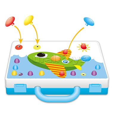 Конструктор "Дарите радость " 2D- 164 детали  5в1, в коробке