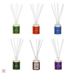 LADECOR Аромадиффузор с палочками, 35 мл, 6 ароматов
