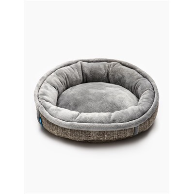 Лежанка для животных «Лофт Круглая», 47×10 см, бежевая