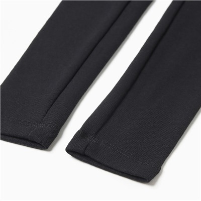 Рейтузы (лосины) детские, чёрные, рост 128 см