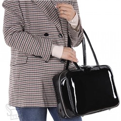 Сумка женская кожаная 2329Y black Polina&Eiterou  в Новосибирске